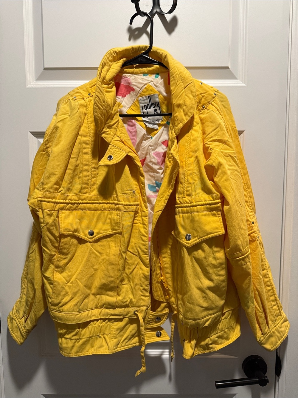 Gallery Bright Yellow Kids' Utility Puffer Jacket